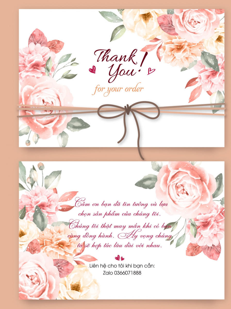 in thank card giá rẻ hà nội