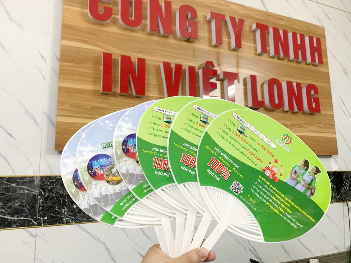 Địa chỉ in quạt nhựa uy tín