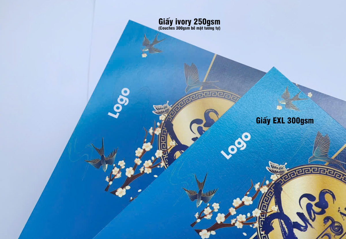 Giấy in thiệp tết cao cấp