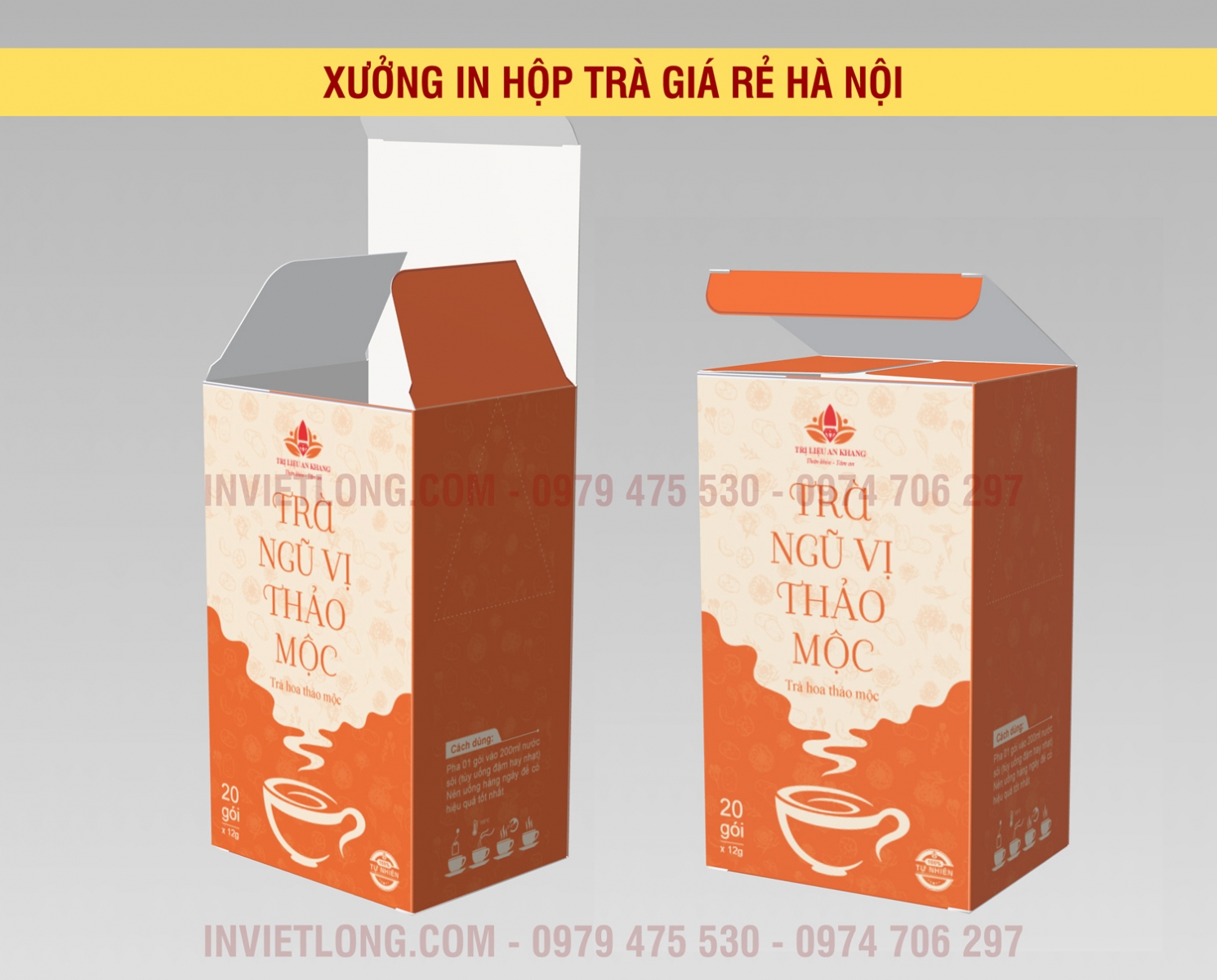 Xưởng in hộp trà giá rẻ tại Hà Nội